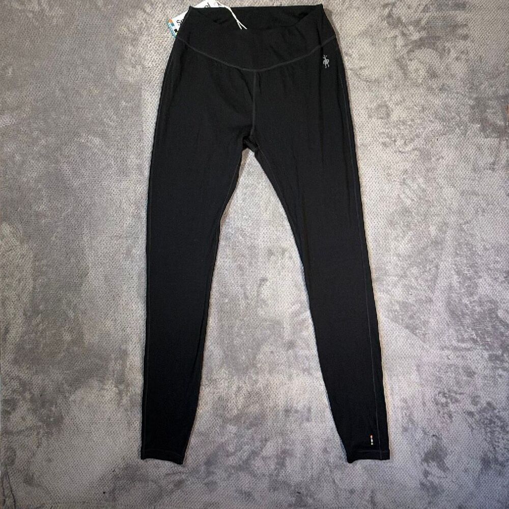 NEW Smartwool Women’s Classic All-Season Merino Base Layer Leggings Black S #779